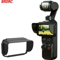 BRDRC Pocket 4 Sun Shade for DJI Osmo Pocket 3 Light Weight Screen Sunshade Hood Cover Handheld Gimbal Camera Accessories