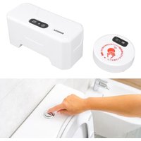 Automatic Toilet Flush Kit 20cm Sensing USB Rechargeable IPX6 Water Proof Infrared Sensor Touchless Toilet Flusher