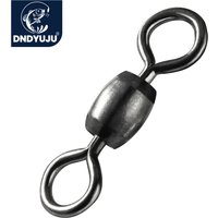 50pcs Crane Swivels Fishing Line Hook Connector Brass Saltwater Fishing Rolling Fishing Accessorie Tackle