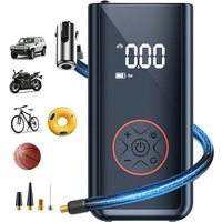 AliExpress EAFC 150PSI Car Air Pump Digital Display Charging 6000mAh Wireless/Wired Tire Pump With LCD Screen For Bike Ball Motorcycle