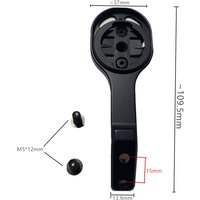 For BLACK INC Handlebar Bicycle Extension Alloy Computer Mount Bracket Holder For iGPS wahoo Garmin bryton xoss mileage timer