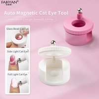 Automatic Rotating Cat Eye Magnet Nail Art Tool Strong Magnetic Suction Portable Design Ideal For Nail Art Beginner