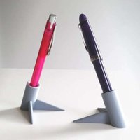 Universal Single Pen Holder Desktop Stand for Desk Organization and Display
