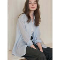 Women Lightweight Lyocell Linen Shirts Spring Summer Turn Down Collar Long Sleeve Loose Cardigan Shirt Tops