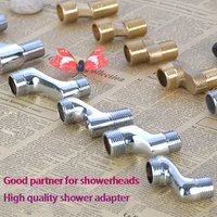 1/3/5/10pcs Brass Wall Mounted Replacement Angle Valve Shower Faucet Curved Foot Adjustable Adapter Kitchen Bathroom Accessories