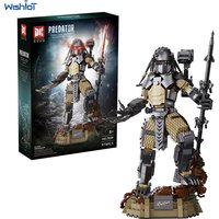 978PCS Building Blocks Alien Warrior Model Set Creative Assembled Ornament Joint Mobility Educational DIY Toy Monster MOC Bricks