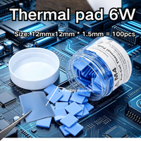 Thermal Pads thermal pad 6W IC heat sink Chip High Thermal Conductivity Self-adhesive Mobile Phone Motherboard Repair Silicone