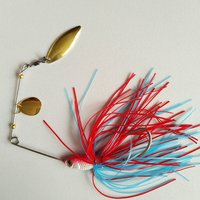 Yuzi Lunker Spinner Baits Hard Fishing Lure about 13g Rotating Blade Bubble Vibration Trolling Wobblers Bass Trout Carp