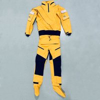 Front Entry Waterproof Full Drysuit Detachable Hooded Dry Suit Clothing for Kayaking Paddling Rafting Canoeing Sailling Kitesurf
