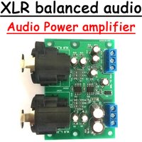 Convertisseur d'entrée audio XLR équilibrée stéréo en sortie audio RCA pour amplificateur de puissance