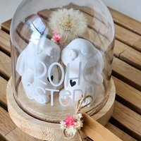 Two Cute Little Rabbit Desktop Decorations for Easter, Couple Decorations Or Small Gifts, Clay Molds And Silicone Molds.