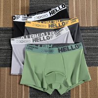 4Pcs Men's Underwear Male Boxers Sexy Underpants Comfortable Breathable Fashion Men's Underwear Casual Sports Shorts