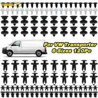 X120 Car Trim Lining Clips Bumper Retainer Auto Engine Undertray Cover For VW Transporter T4 T5 T6 Fastener Plastic Push Rivets