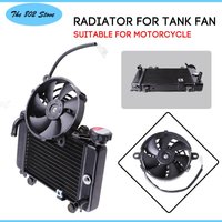 Motorcycle Cooling Fan Engine Radiator Motorcycle ATV Quad Oil Cooler Water Radiator Electric