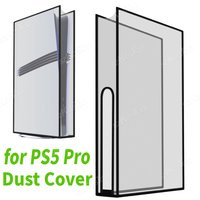 Translucent Dust Cover for PS5 Pro Console Digital Edition & Disc Edition Vertical Position Anti Scratch Dustptoof Case