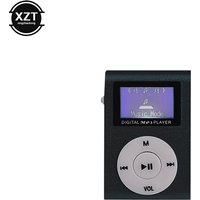 Mini MP3 Portable TF Card SD Card Slot Metal Clip USB Sport Digital Music Walkman Lightweight For Sports Running Citywalk