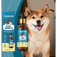 60ml Soothing Ear Itch Relief Drops for Dogs Gentle Pet Ear Cleaner, Nutrient Ingredients to Maintain and Nourish Ear Care Drops