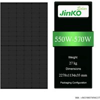 jinko Tiger Pro 72HC 550W 555W 560W 565W 570W (EU) JKM545M-72HL4-V tiger Pro Tpv Solar Panel Price