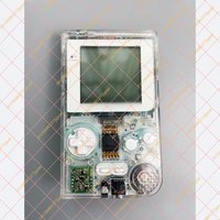 NEW Original Famitsu Limited Water Transparent Shell for Nintendo GBL Game Boy Light