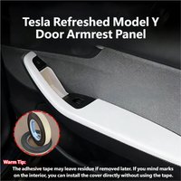 For tesla model y Juniper Accessories 2026 Tesla door side panel Model Y 2026 ABS Door Armrest Panel Car Interior Accessories
