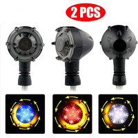 Clignotant DRL universel pour motos, 2 pièces, indicateur Led, feu de jour, frein coulant, Flash stroboscopique, DC12V