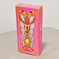 Cardcaptor Sakura Tarot Deck - Complete 56 Card Set 11x5.5cm | Pink Sakura Edition for Fans & Cosplay