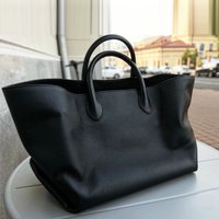 Genuine Leather Amelia Tote Bag For Women Luxury Designer Handbag Purse 2024 New In Large Capacity Cowhide Top Handle Hand Wrist