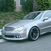 For Mercedes Benz CLK W209 2 Doot Coupe Racing Grille 2003--2009 Front Bumper Cover Refitting Grill Accessories Body Kit Styling