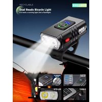 AliExpress NEWBIRTH Bicycle Headlight LED Bike Front Light Type-C Rechargeable Bike Lamp Ultralight Handlebar Lights Waterproof Cycling Flashlight