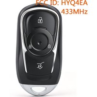 KEYECU HYQ4EA Remote Car Key Fob for Opel Astra K Insignia 2016 2017 2018 2019 2020 2021 2022 13508410 13511627 433MHz 3 Buttons