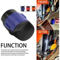 AliExpress JFGRACING Motorcycles Front Fork Shock Absorber Cleaning Tool 45mm-55mm Dirt Bike Fork Seal Cleaner Motocross Parts Motorbike Accessories