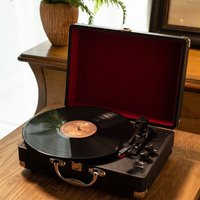 Installation-free Phonograph Player With USB Input For Convenient Record Player Turntable Gramophone red JP