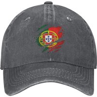 2026 Summer Fashion New Portugal National Team Fan Washed Cotton Baseball Cap Adjustable Casual Sports Hat For Football Fans