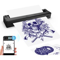 Portable M8 Wireless Tattoo Stencil Printer Portable Thermal Printer for Tattoo Artists Compatible Smartphone & PC