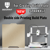 For Creality Sparkx i7 PEI Plate 265x300mm Double Side Spring Steel Sheet Textured PEI Plate PLA/PETG PEI for Sparkx i7 Combo