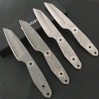 DIY Halbzeuge VG10 Damaststahl Messerrohling zum Angeln Outdoor Camping Geschenk Sammeln Outdoor EDC Tools Billets Blade