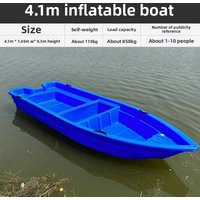 thickened double-layer beef tendon fishing boat breeding assault boat river cleaning flat strengthened