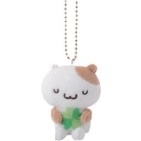 Cartoon Masyumaro Fluffy Fuwa Nyanko Muffin Cat Pudding Dog Plush Toy Pendant kawaii sanrio Pompompurin Soft Plush Bag Charm