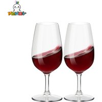 MICHLEY 2/4Pcs Plastic Snifter Glasses Unbreakable Tritan Plastic Family Party Wine Bar Cup Transparent Wine Glass Reused Gift
