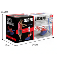 Hot-Selling Baseball Launcher Toy, 2-in-1 Foot-Operated/Manual Press Ball Pitching Machine, Interactive Baseball Training Game for Young Children, Outdoor Sports Toy, Indoor and Outdoor Interactive