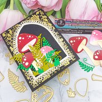 Mushroom Metal Cutting Die Cut Golden Dies for Gift Paper Craft Handmade Card Making DIY Greeting Cards Scrapbooking