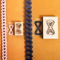 Leather Cutting Die Set 2pc Leather Cutting Die Set,Leather Dies for Cutting Shapes,Bow Shape