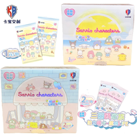 KABAO Original Box Anime Sanrio Kuromi Hello Kitty Shining Card Cartoon My Melody Collectible Game Cards Toy For Children Gift