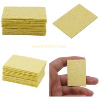 10pcs Electric Welding Soldering Iron Sponge Cleaning Cleaner Pads top sale