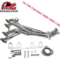 2.5" outlet Exhaust Manifold Headers for Volkswagen Cabriolet 1985~1993 1.8L for Cabrio Golf Jetta 1.8/2.0L