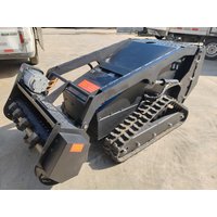 Electric range-extending lawn mower for clearing grass, crushing stones, cutting branches and shrubs