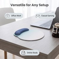 Gradient Ergonomic Wrist Rest Mouse Pad, Smooth Non-Slip Mouse Mat for Office Work, Gaming, Student Study