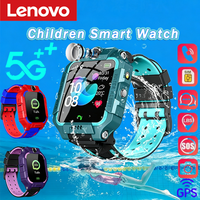 Lenov 5G Smartwatch z Kamerą dla Dzieci, Lokalizacja GPS, Karta SIM, SOS, Wodoodporny, Wideorozmowy dla Dzieci, Zegarek dla Chłopców i Dziewczynek, Prezent