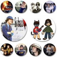 Funny English Rock Band Oasis Soft Button Pins Liam Gallagher Brooches for Clothing Backpack Fashion Jewelry Badges Accessories