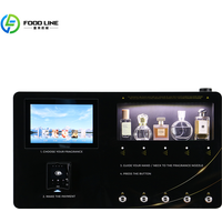Latest Luxury Cologne Fragrance Perfumes Dispenser Perfume Spray Vending Machine for Public Spaces with System